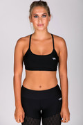 Gelato Push Up Crop Black | Running Bare at Fire and Shine | Womens Crops