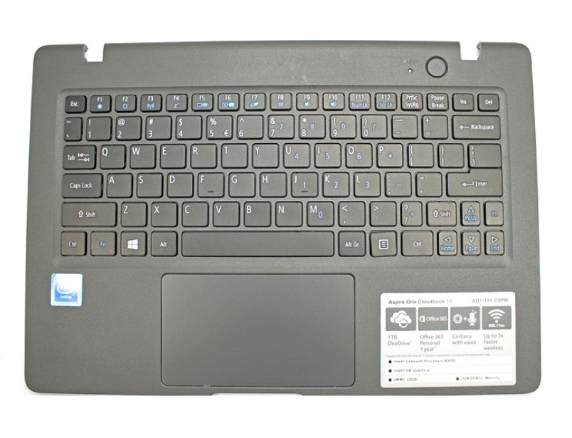 New US Palmrest keyboard for Acer Aspire One Cloudbook AO1-131//1-131//1-131M