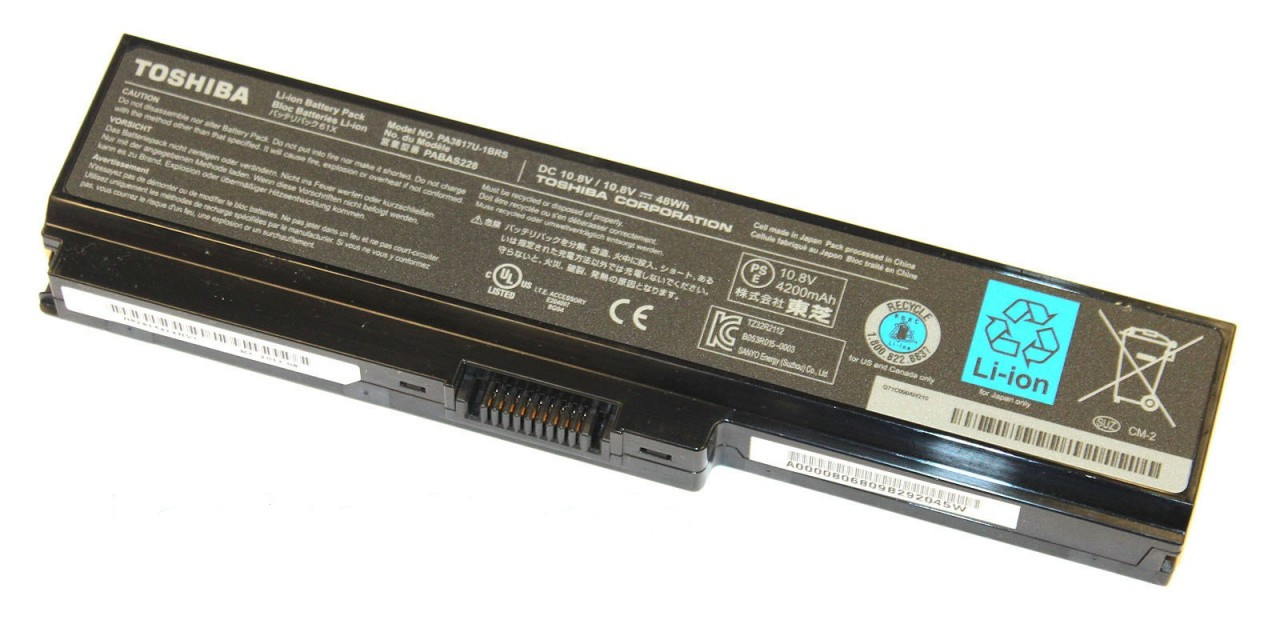Toshiba Satellite L755 C655 Battery 10.8V 48Wh Laptop Li-ion PABAS228