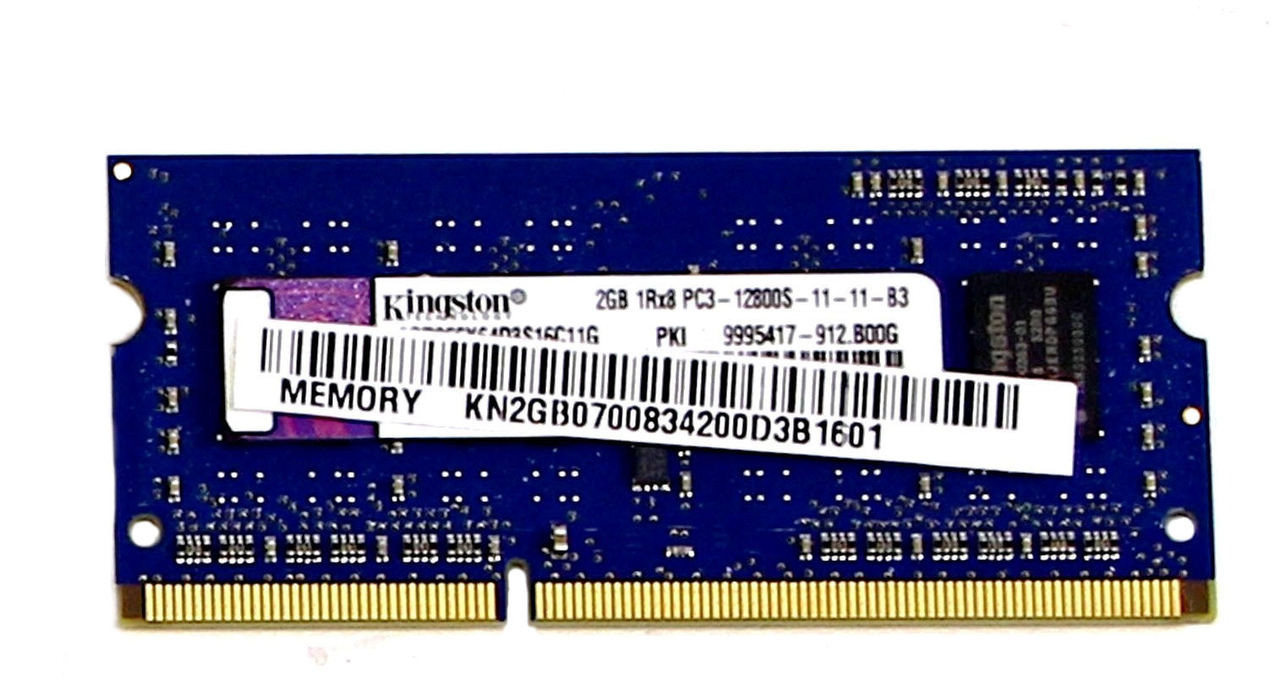 Kingston 2gb Ddr3 Pc3 Sodimm Ram Memory Acr256x64d3s16c11g Notebookparts Com