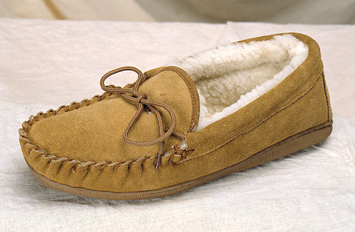 Sheepskin Moccasin Slippers