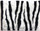 Closeup of Alpaca Rug with Zebra Stripes Pattern
