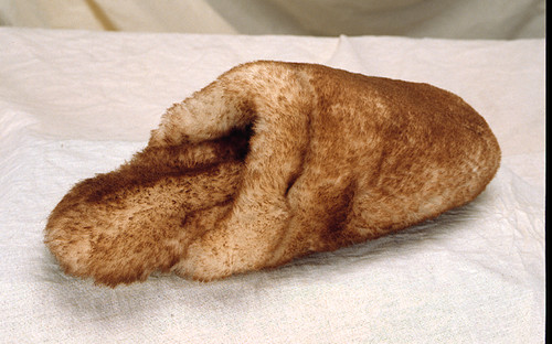 Fuzzy Scuff Sheepskin Slippers
