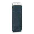 Sena Ultraslim Heritage Leather Pouch - iPhone 6, 6s, 7 and 8 Plus, Denim Blue