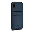 Twelve South Relaxed Leather - genuine burnished leather case with pockets - iPhone X / XS - Indigo Blue