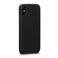 Sena Bence LeatherSkin - minimalist genuine leather case - iPhone X/XS, Black