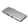 LandingZone USB Type-C Hub for New MacBook Pro, Space Grey