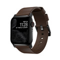 Nomad Modern Band for Apple Watch 38/40/41mm, Rustic Brown with Black hardware