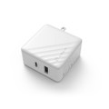 Adam Elements - Omnia P5 - USB-C and USB-A wall charger with Power Delivery and Qualcomm Quick Charge technologies, White