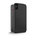 Twelve South - SurfacePad minimalist thin genuine leather case/cover for iPhone XS Max, Black
