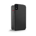 Twelve South - SurfacePad minimalist thin genuine leather case/cover for iPhone XR, Black
