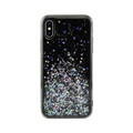 Switcheasy Starfield protection case with Glitter Foil Elements - iPhone XS - Ultra Black