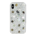 Switcheasy Flash protection case with real seashell elements - iPhone XS Max - Conch Silver