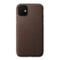 Nomad Rugged case - vegetable tanned genuine Horween leather - iPhone 11, Rustic Brown