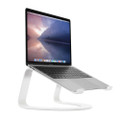 Twelve South Curve SE aluminium desktop stand for MacBook, White