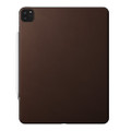 Nomad Rugged case - minimalist design - genuine leather - iPad Pro 12.9 (4th Gen), Brown