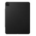 Nomad Rugged case - minimalist design - genuine leather - iPad Pro 12.9 (4th Gen), Black