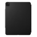 Nomad Rugged Folio case - genuine vegetable tanned leather - iPad Pro 12.9 (4th Gen), Black