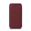 Sena Ultraslim Classic - genuine leather case/pouch - iPhone 12 Mini, Bordeaux