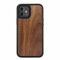 Woodcessories - EcoBump - genuine wood bumper case - iPhone 12 Mini, Walnut