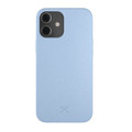 Woodcessories - BioCase - non toxic bio-degradable protection case with antibacterial formula - iPhone 12 Mini, Purple Blue
