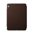 Nomad Rugged Folio case - genuine vegetable tanned leather - iPad Air (4th Gen), Brown