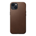 Nomad Modern Case - genuine Horween Leather - iPhone 13, Brown 