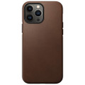 Nomad Modern Case - genuine Horween Leather - iPhone 13 Pro Max, Brown 