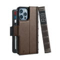Twelve South BookBook Vintage Wallet Style Leather Case - iPhone 13 Pro Max, Brown