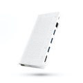 Twelve South StayGo - USB-C Hub - desktop friendly with additional travel cable - White
