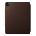 Nomad Modern Leather Folio case - minimalist design - genuine leather - iPad Pro 12.9 (5th Gen), Brown