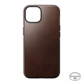 Nomad Modern Case - genuine Horween Leather - iPhone 14, Brown 
