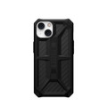 UAG Urban Armor Gear - Monarch Series rugged Case - iPhone 14, Black Carbon Fibre