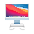Twelve South Curve Riser desktop stand for iMac and external displays, White
