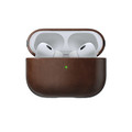 Nomad Modern Leather Case - Horween leather protection case for Apple AirPods Pro (2nd Generation), Brown