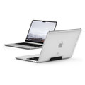 UAG Urban Armor Gear - Lucent Protective Case for MacBook Air 13 (M2 / M3), Clear/Black
