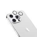 SwitchEasy - LenzGuard rear camera lens protector - iPhone 15 Pro and 15 Pro Max - Silver