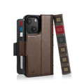 Twelve South BookBook - Leather Wallet Case - iPhone 15, Brown