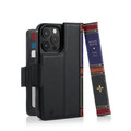 Twelve South BookBook - Leather Wallet Case - iPhone 15 Pro, Black