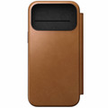 Nomad Modern Leather Folio Case - iPhone 17 Pro Max, English Tan