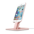 Twelve South HiRise Deluxe - Adjustable metal Desktop Stand/Dock with lightning and micro USB cable - iPhone & iPad, Rose Gold