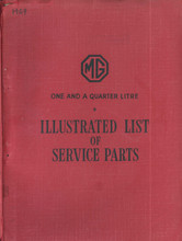 One-and-a-Quarter-Litre Series YA 1947 to 1951 - Service Parts List