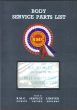 Magnette - Mk III & Mk IV 1959 to 1968 - Body Service Parts List