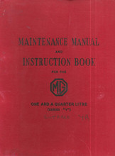 One-and-a-Quarter-Litre Series YA 1947 to 1951 (home market)- Maintenance Manual