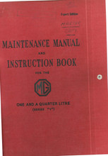 One-and-a-Quarter-Litre Series YA 1947 to 1951 (export market)- Maintenance Manual