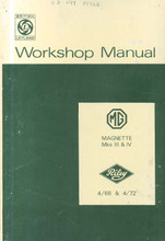 Magnette Mk III & Mk IV 1959 to 1968 - Workshop Manual