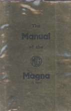 MG Magna (L Type) 1933 to 1934 - Instruction Manual
