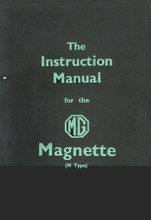 MG Magnette "N" Series 1934 to 1936 - Instruction Manual