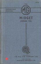 MG TD 1950 to 1953 - Operation Manual