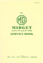 MG TF 1953 to 1955 - Service Book